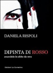 dipinta di rosso assassinio in abito da sera